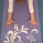 The Joy Printed Yoga Mat Thick 5 mm 24 x 72 Pilates Decor Rug Gift Fitness and Exercise Meditation