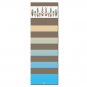 Diligence practitioner Printed Yoga Mat Thick 5 mm 24 x 72 Pilates Decor Brown Exercise Meditation