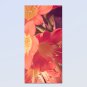 Cornel Flower Printed Yoga Mat Thick 5 mm 24 x 72 Pilates Pink Decor Rug Gift Exercise Meditations