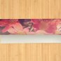 Cornel Flower Printed Yoga Mat Thick 5 mm 24 x 72 Pilates Pink Decor Rug Gift Exercise Meditations