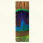 Peacock Printed Yoga Mat Thick 5 mm 24 x 72 Pilates Decor Rug Gift Fitness and Exercise Meditation