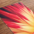Fire Flower Printed Yoga Mat Thick 5 mm 24 x 72 Pilates Red Decor Rug Fitness Exercise Meditation