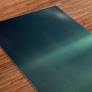 Green Printed Yoga Mat Thick 5 mm 24 x 72 Pilates Decor Rug Gift Fitness and Exercise Meditation