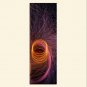 Sparks Printed Yoga Mat Thick 5 mm 24 x 72 Pilates Red Decor Rug Gift Fitness Exercise Meditation