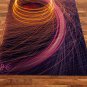 Sparks Printed Yoga Mat Thick 5 mm 24 x 72 Pilates Red Decor Rug Gift Fitness Exercise Meditation