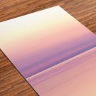 Sunset Printed Yoga Mat Thick 5 mm 24 x 72 Pilates Purple Decor Rug Gift Fitness Exercise Meditation