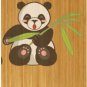Kids bamboo natural mat healthy stand and play area panda for room great gift ideas housewarming