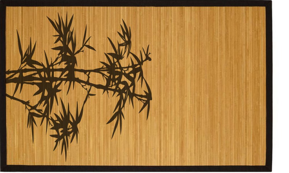 bamboo natural rug healthy standing and play area running mat for room and kitchen great gift ideas