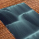 Waterfall Printed Yoga Mat Thick 5 mm 24 x 72 Pilates Blue Decor Rug Fitness Exercise Meditation