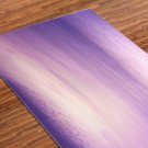 Purple Haze Printed Yoga Mat Thick 5 mm 24 x 72 Pilates Decor Rug Gift Fitness Exercise Meditation
