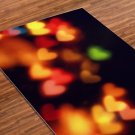 Hearts Printed Yoga Mat Thick 5 mm 24 x 72 Pilates Rainbow Rug Gift Fitness and Exercise Meditation