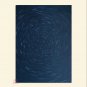 Stars Printed Yoga Mat Thick 5 mm 24 x 72 Pilates Blue Decor Rug Gift Fitness Exercise Meditation