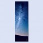 Star Printed Yoga Mat Thick 5 mm 24 x 72 Pilates Blue Decor Rug Gift Fitness and Exercise Meditation
