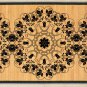 23.6X39.4 Mandala bamboo natural rug housewarming brown mat room and meditation great gift idea