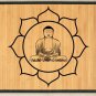 23.6X39.4 Buddha bamboo natural rug healthy standing brown mat for bedroom and great gift meditation