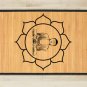 47.2X70.9 Buddha bamboo natural rug healthy standing play brown for room and great gift meditation