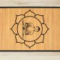 23.6X63 Buddha bamboo natural rug healthy standing play brown for room and great gift meditation