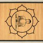 23.6X63 Buddha bamboo natural rug healthy standing play brown for room and great gift meditation