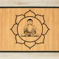 27.6X47.2 Buddha bamboo natural rug healthy standing brown mat bedroom and great gift meditation
