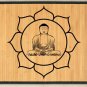 27.6X47.2 Buddha bamboo natural rug healthy standing brown mat bedroom and great gift meditation