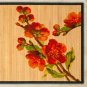 47.2X70.9 Flower bamboo natural rug housewarming  brown mat room and great gift idea carpet
