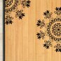 23.6X63 Tri bamboo natural rug housewarming play brown mat room and great gift meditation decor