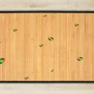 47.2X70.9 kiss bamboo natural rug housewarming play  brown mat teen room love and great gift