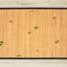 23.6X63 kiss bamboo natural rug housewarming play  brown mat teen room love and great gift
