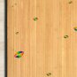 23.6X63 kiss bamboo natural rug housewarming play brown mat teen room love and great gift