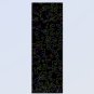 Glowing Printed Yoga Mat Thick 5 mm 24 x 72 Pilates Rug Meditation Black Bridesmaids Gift Bedside