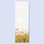 Spring Printed Yoga Mat Thick 5 mm 24 x 72 White Pilate Fitness Exercise Meditation Gift Bedside