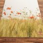 Spring Printed Yoga Mat Thick 5 mm 24 x 72 White Pilate Fitness Exercise Meditation Gift Bedside