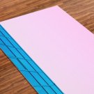 Leftri Printed Yoga Mat Thick 5 mm 24 x 72 Pink Pilate Fitness Exercise Meditation Gift  Bedside