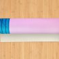 Leftri Printed Yoga Mat Thick 5 mm 24 x 72 Pink Pilate Fitness Exercise Meditation Gift Bedside