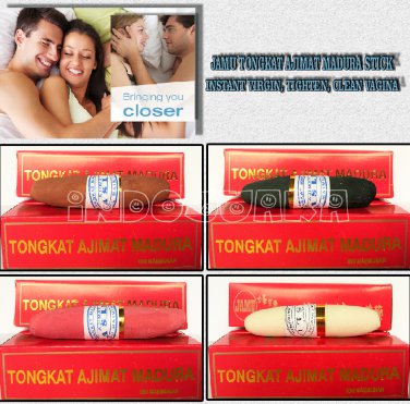 4 pcs Authentic Jamu Tongkat Ajimat Madura Stick Instant Virgin Tighten Vagina
