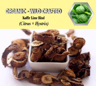 2 Lb/908g KAFFIR LIME RIND Citrus Hystrix Organic Dried Herbs Wild Crafted 100% Fresh