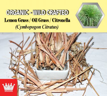 1 Lb / 454g Lemon Grass Oil Grass Citronella Cymbopogon Citratus Organic Wild Crafted Fresh