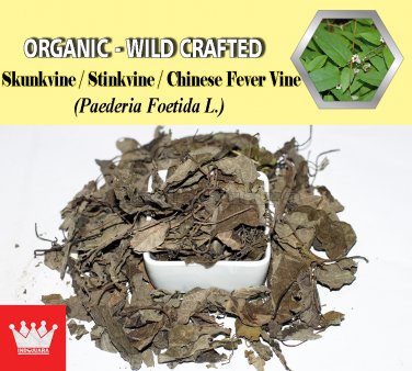 2 Lb / 908g Skunkvine Leaves Stinkvine Chinese Fever Vine Paederia Foetida Organic Wild