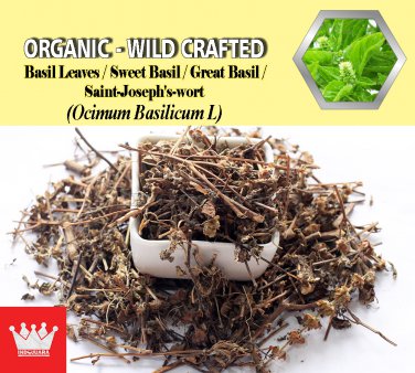 1 Lb / 454g Basil Leaves Sweet Basil Great Basil Saint-Joseph's-wort Ocimum Basilicum FRESH