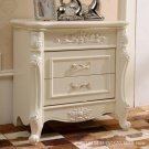 European wood nightstand simple French bedroom mini storage small bedside cabinet