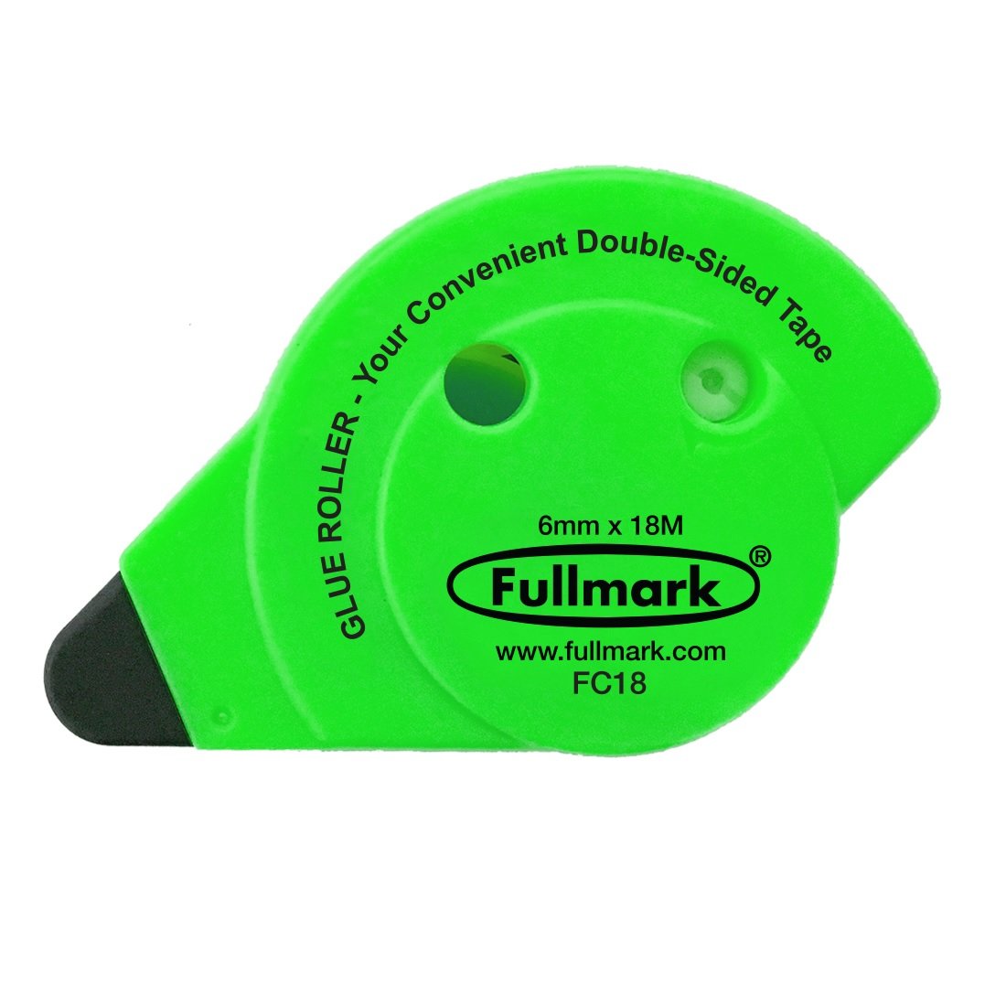 Fullmark Permanent Adhesive / Glue Tape Roller 10pack Assorted Colors