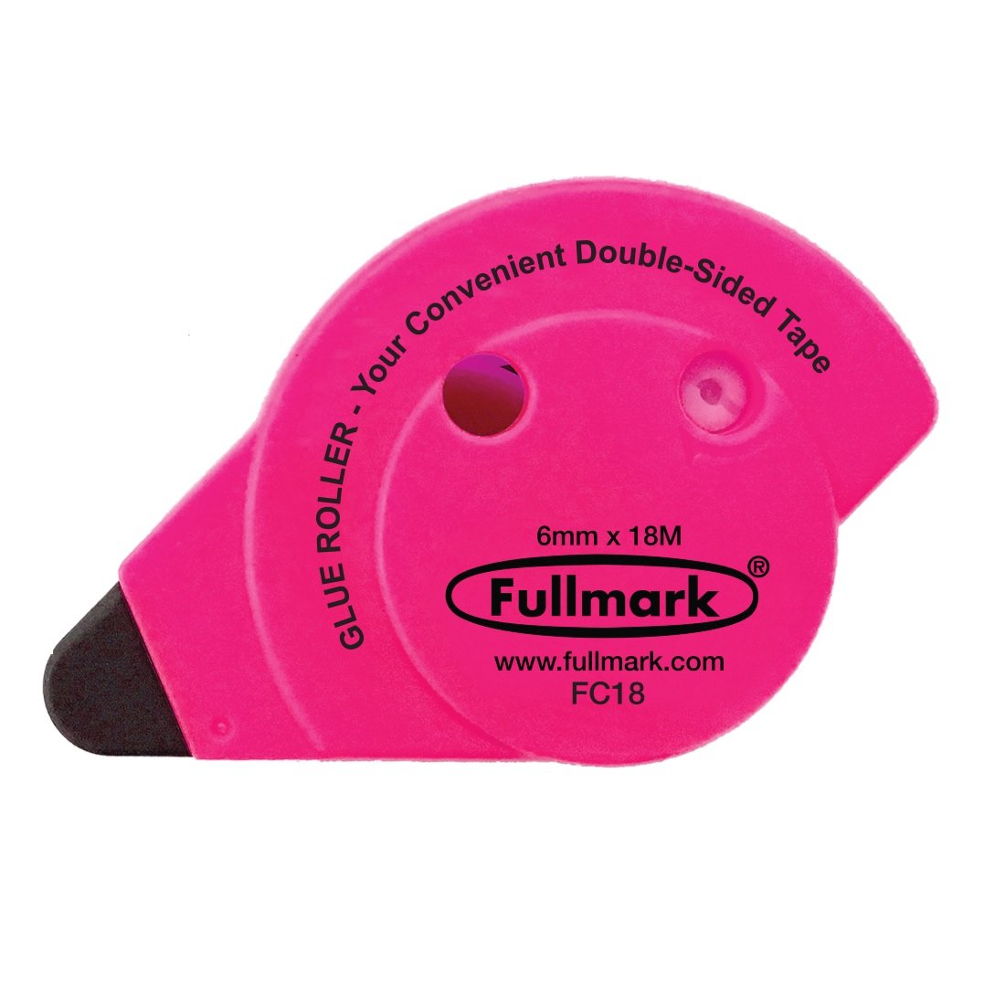 Fullmark Permanent Adhesive / Glue Tape Roller 10pack Assorted Colors