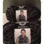 Loops & Threads FLAMENCO 2 Balls, Pom Pom Scarf, Color: Slate