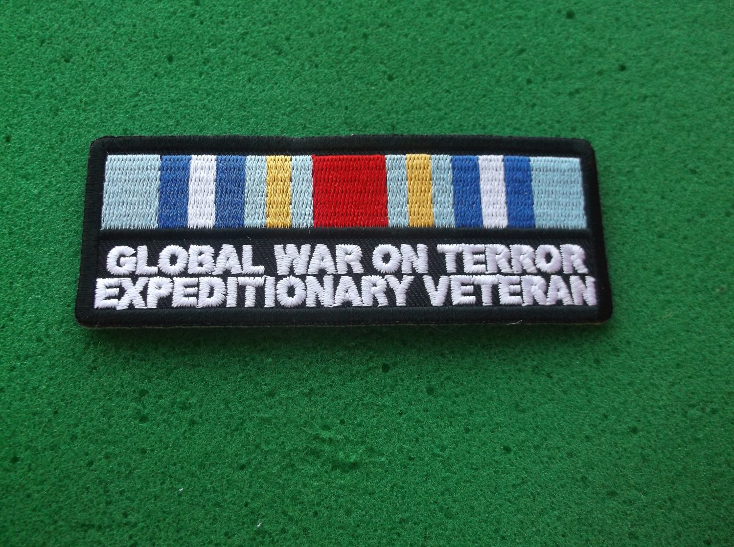 GLOBAL WAR ON TERROR EXPEDITIONARY VETERAN RIBBON PATCH
