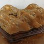 suiseki-viewing stone-stone crafts-Yellow Wax stone