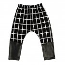 Kids Mini Check Monochrome Pants