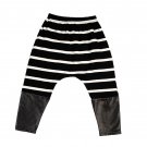 Kids Stripe Black White Pants