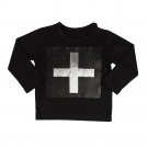 Cross Silver Long Sleeve T-shirt