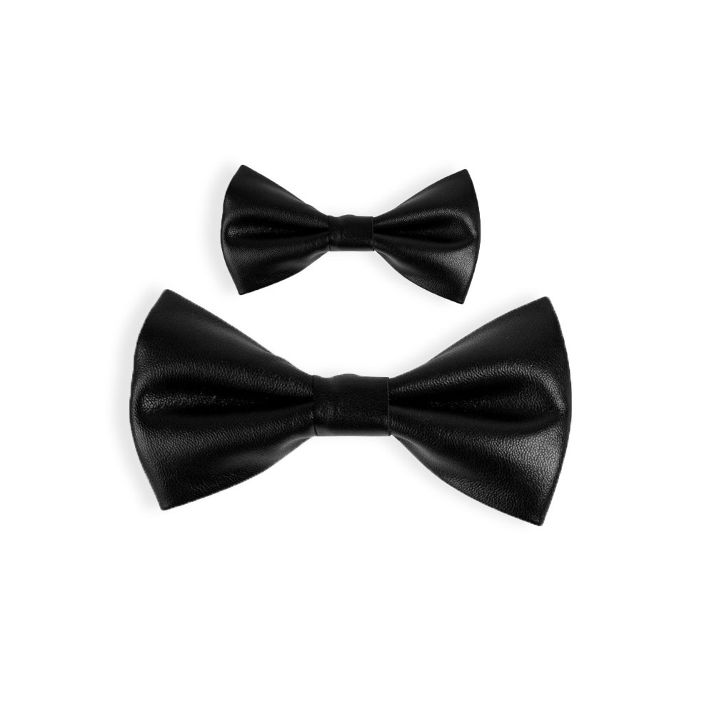 Father + Son Matching Black Bow Ties
