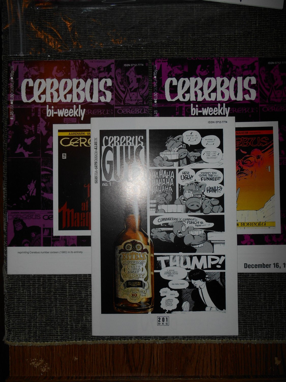 Cerebus the Aardvark Comic Book - Dave Sim - Rare - Mixed Issue - Aardvark-Vanaheim - Fine-